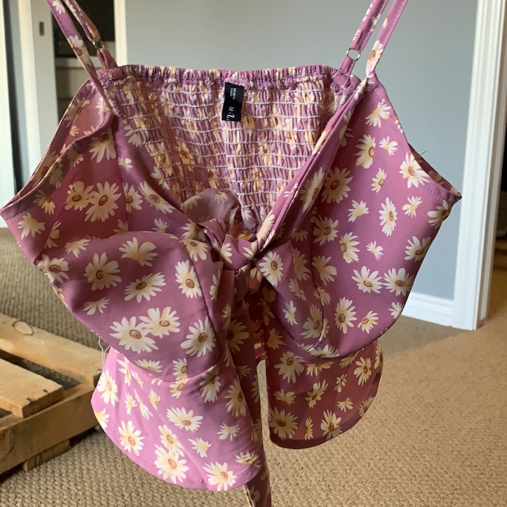 tie in the front crop top